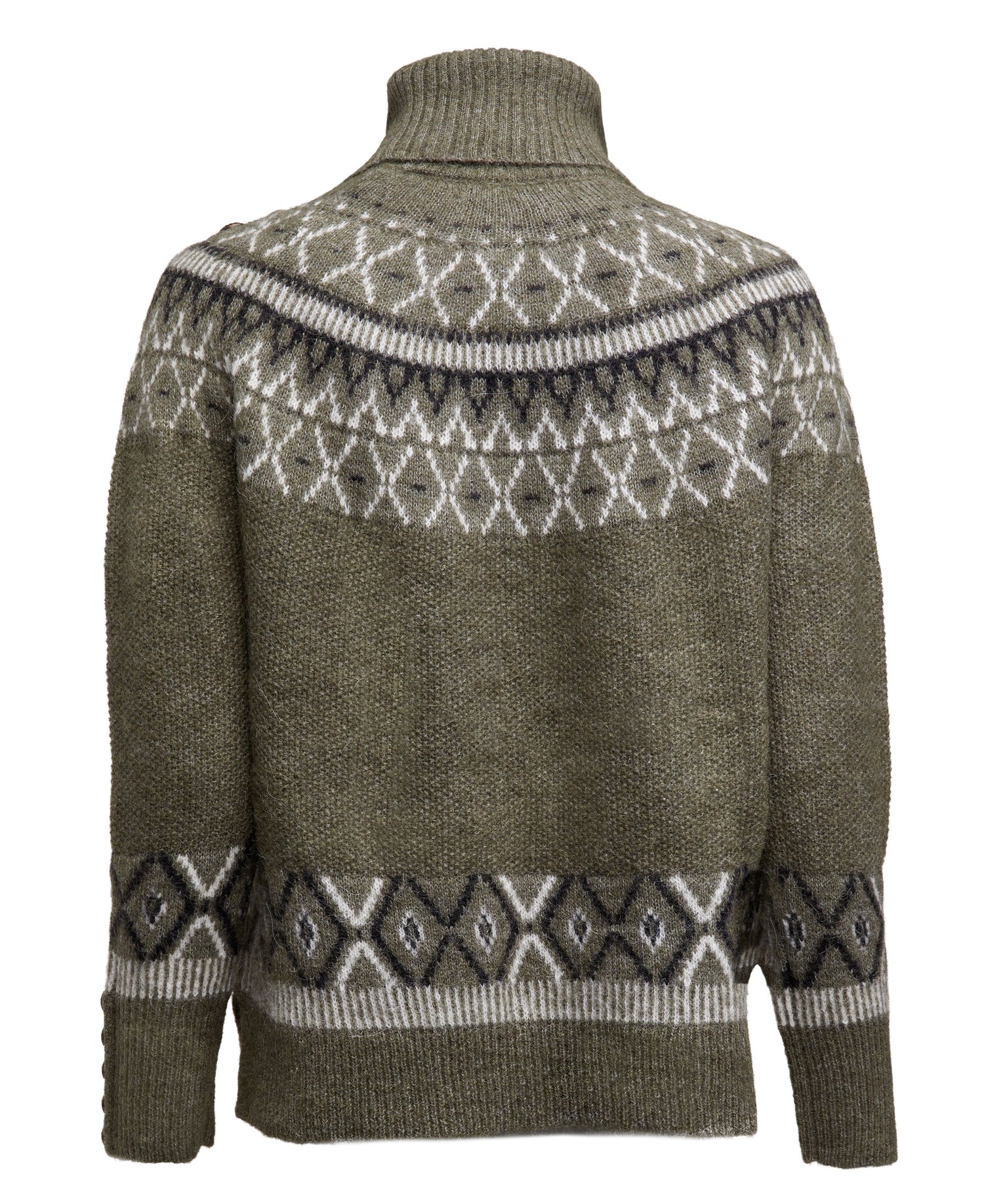 Fairisle Knit - Khaki