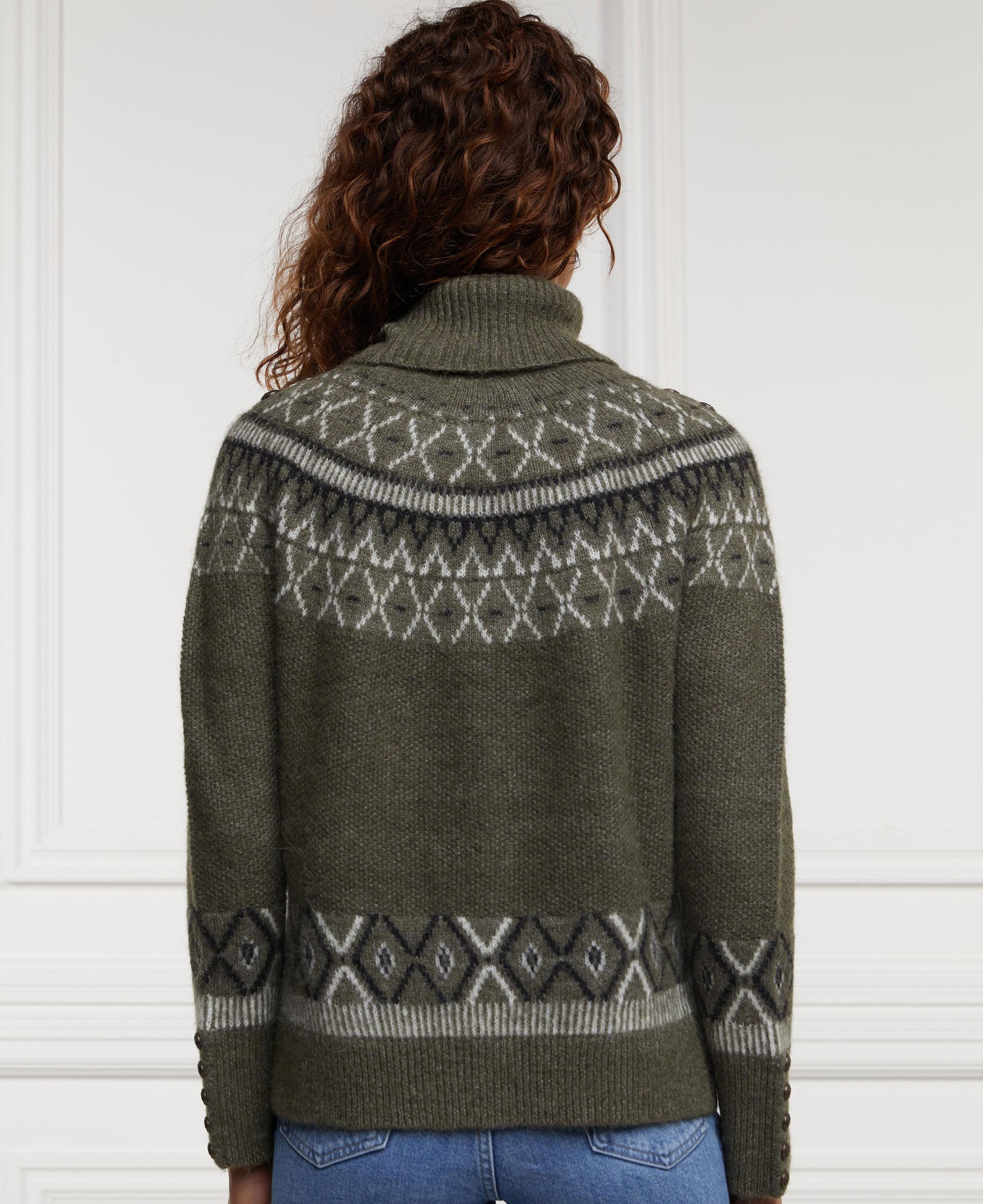 Fairisle Knit - Khaki