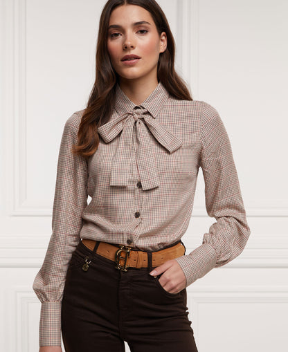 Heritage Shirt - Oatmeal Check
