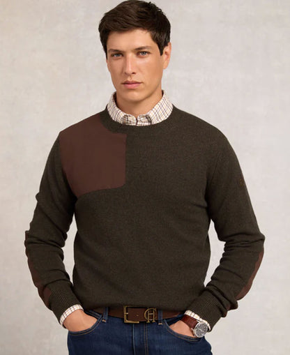 Country Crew Neck Knit - Moss
