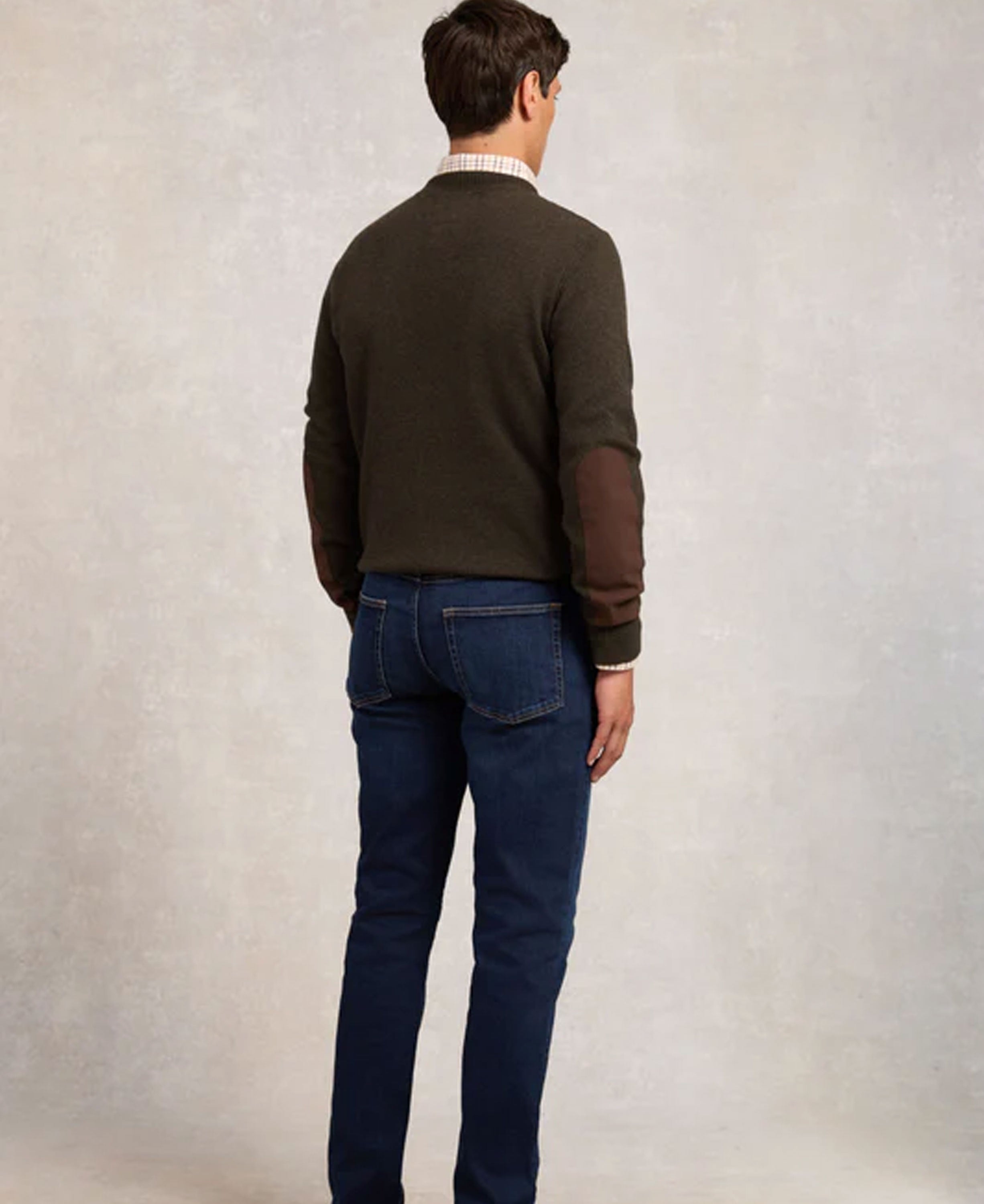 Country Crew Neck Knit - Moss