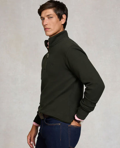 Quarter Zip Sweat - Racing Green