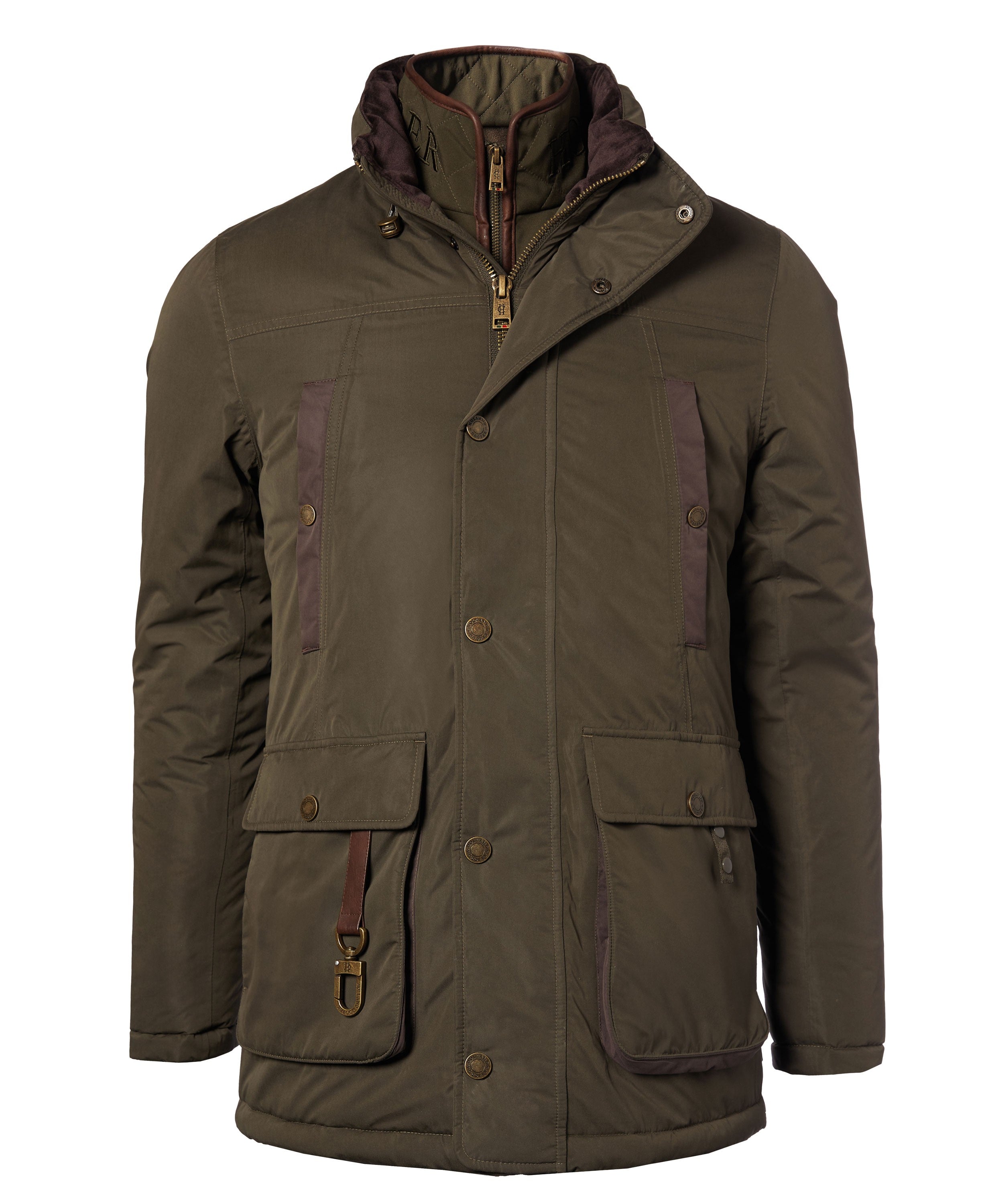 Landmark | Holland Cooper Stamford Field Coat in Khaki