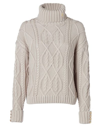 Noveli Cable Knit - Taupe