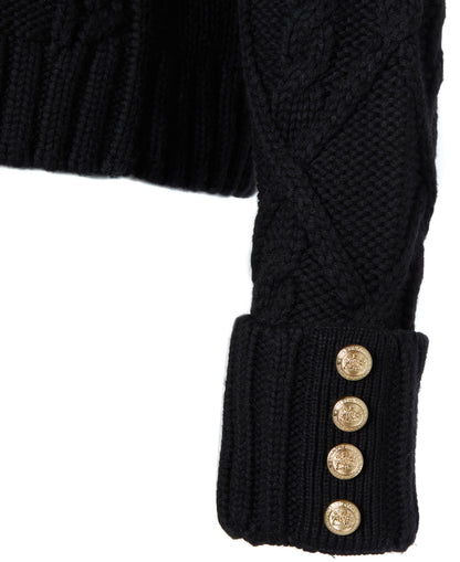 Noveli Cable Knit - Black