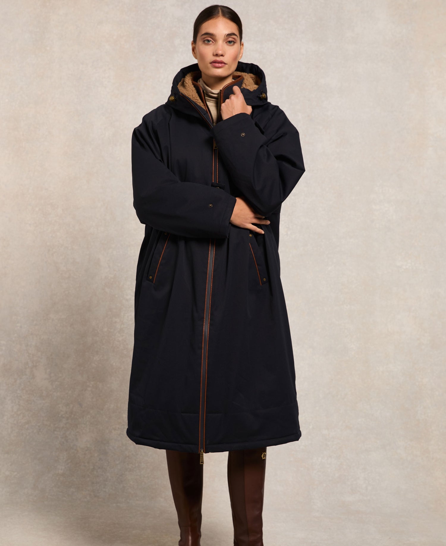 One-Size Waterproof Coat - Ink Navy