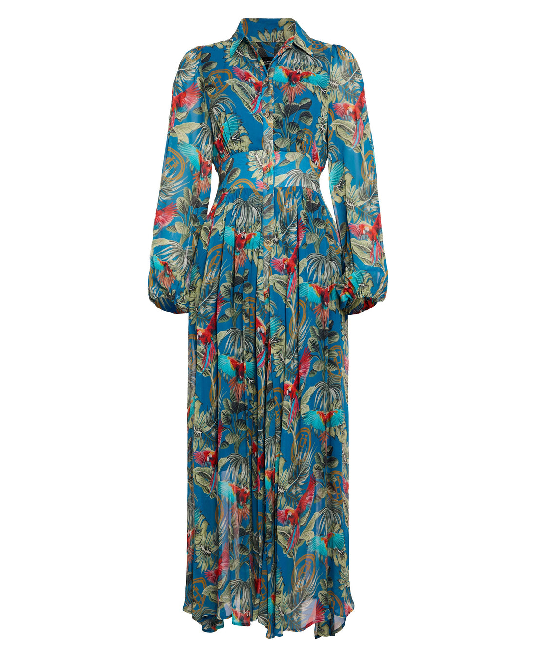 Paros Shirt Dress - Macaw Cobalt