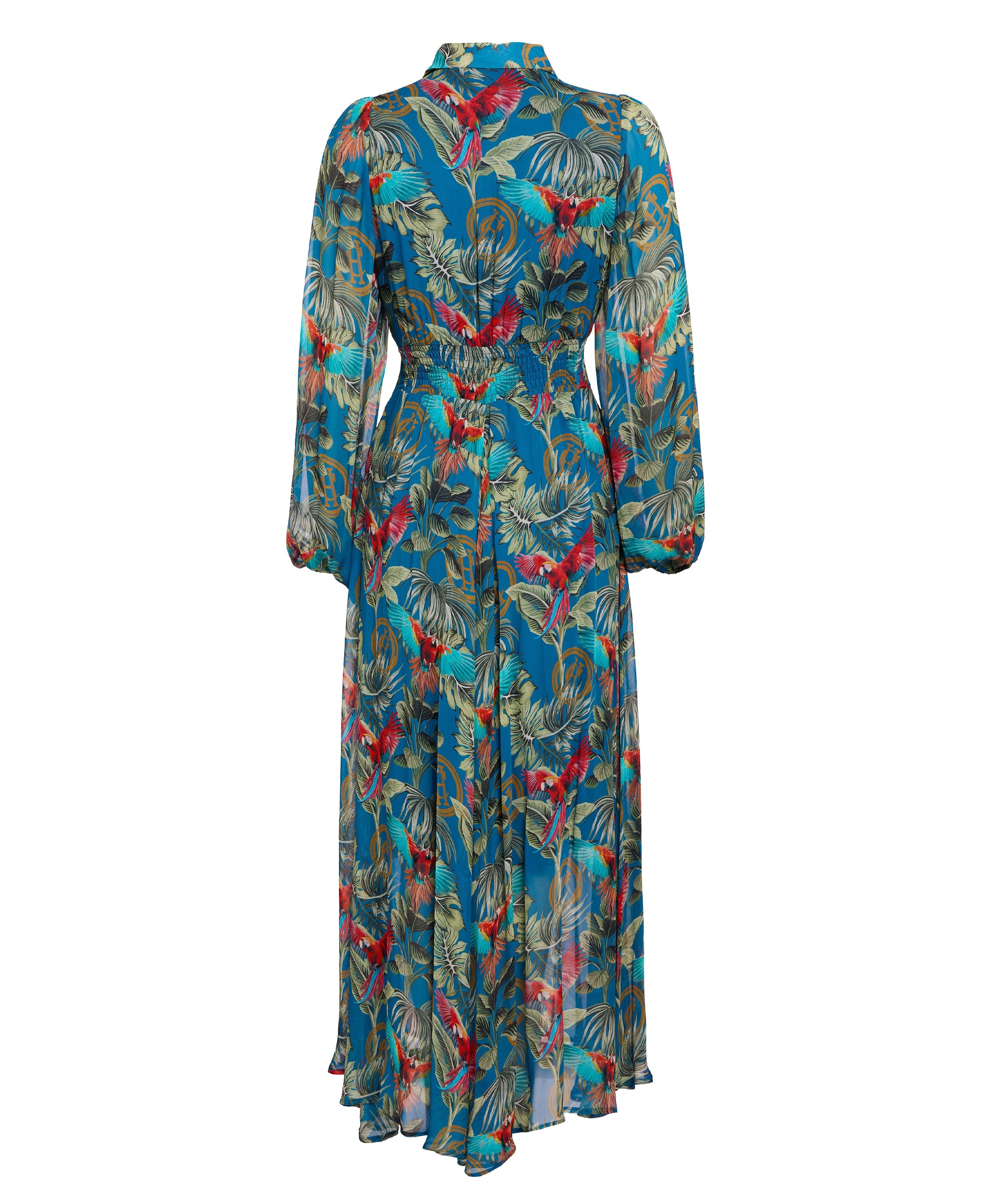 Paros Shirt Dress - Macaw Cobalt
