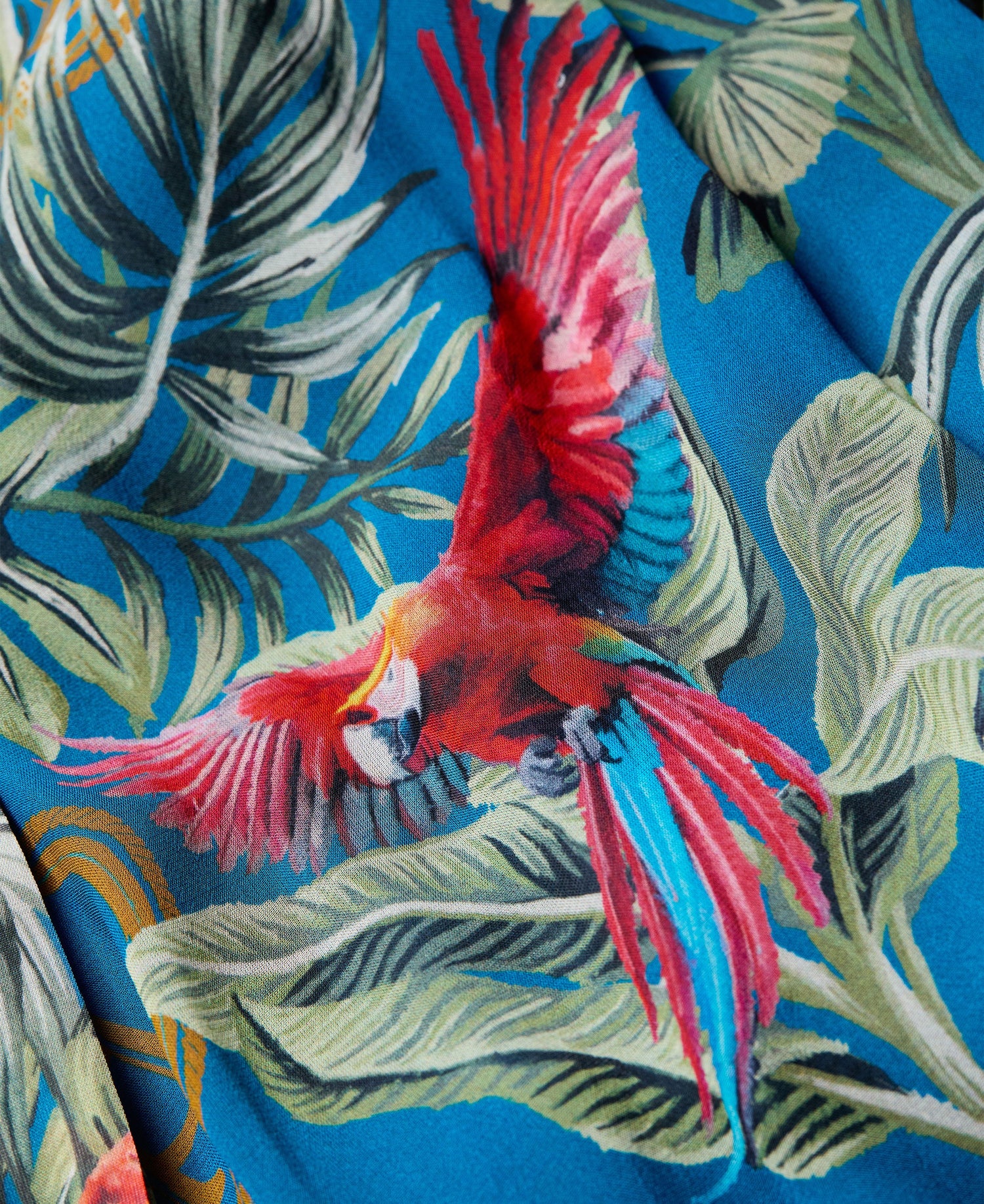 Paros Shirt Dress - Macaw Cobalt
