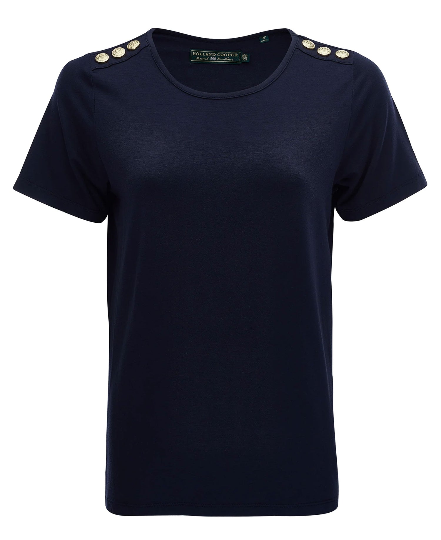 Relax Fit Crew Neck Tee - Navy