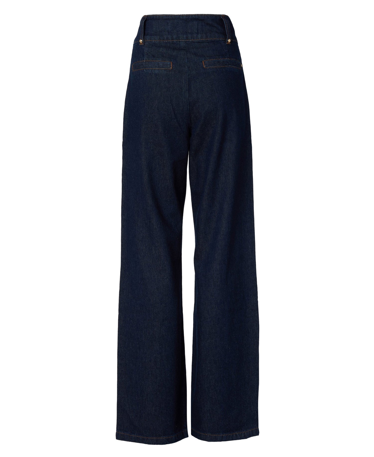 Tailored Wide Leg Jean - Deep Indigo
