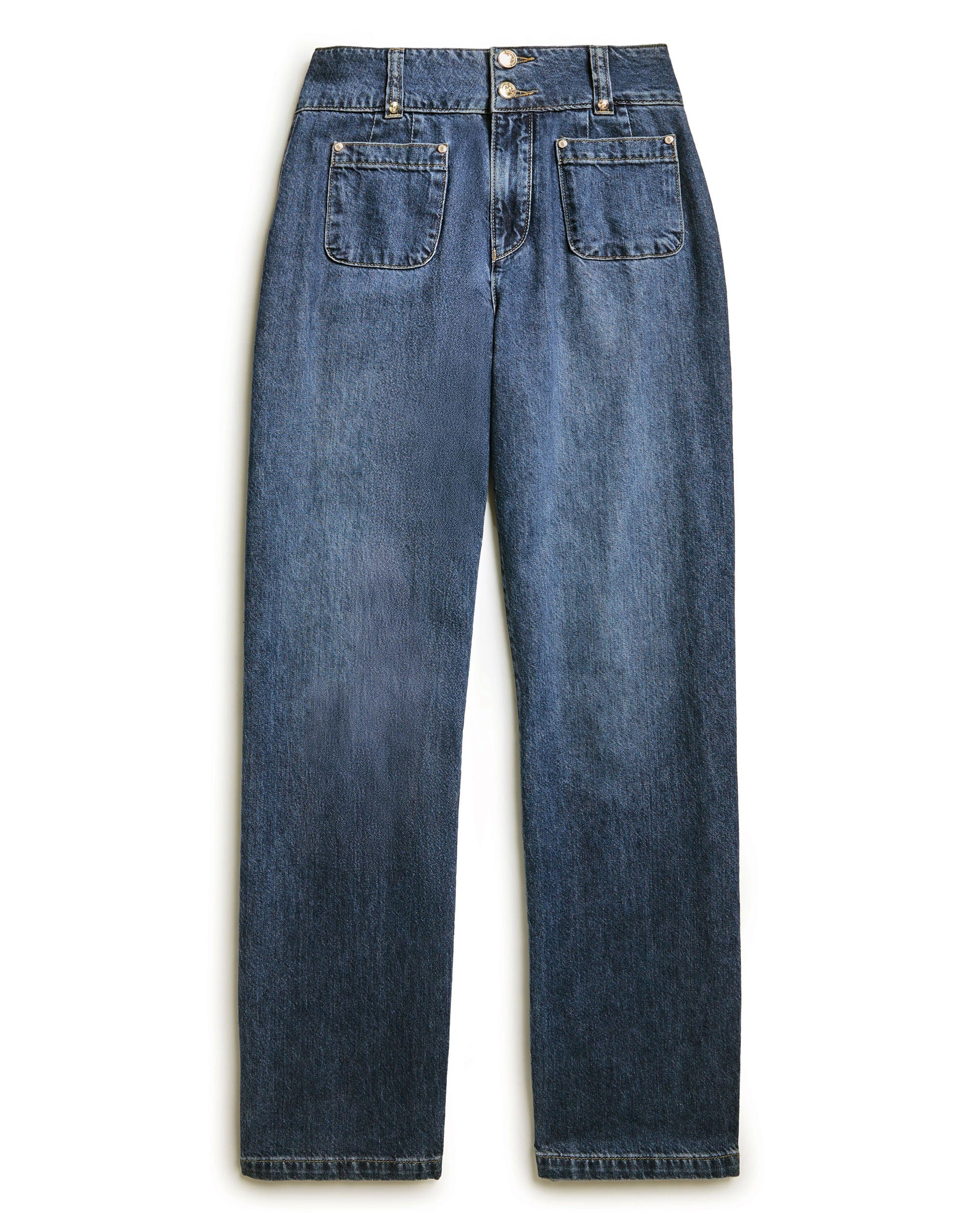 Tiffany Wide Leg Jean - Denim