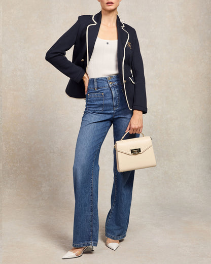 Tiffany Wide Leg Jean - Denim