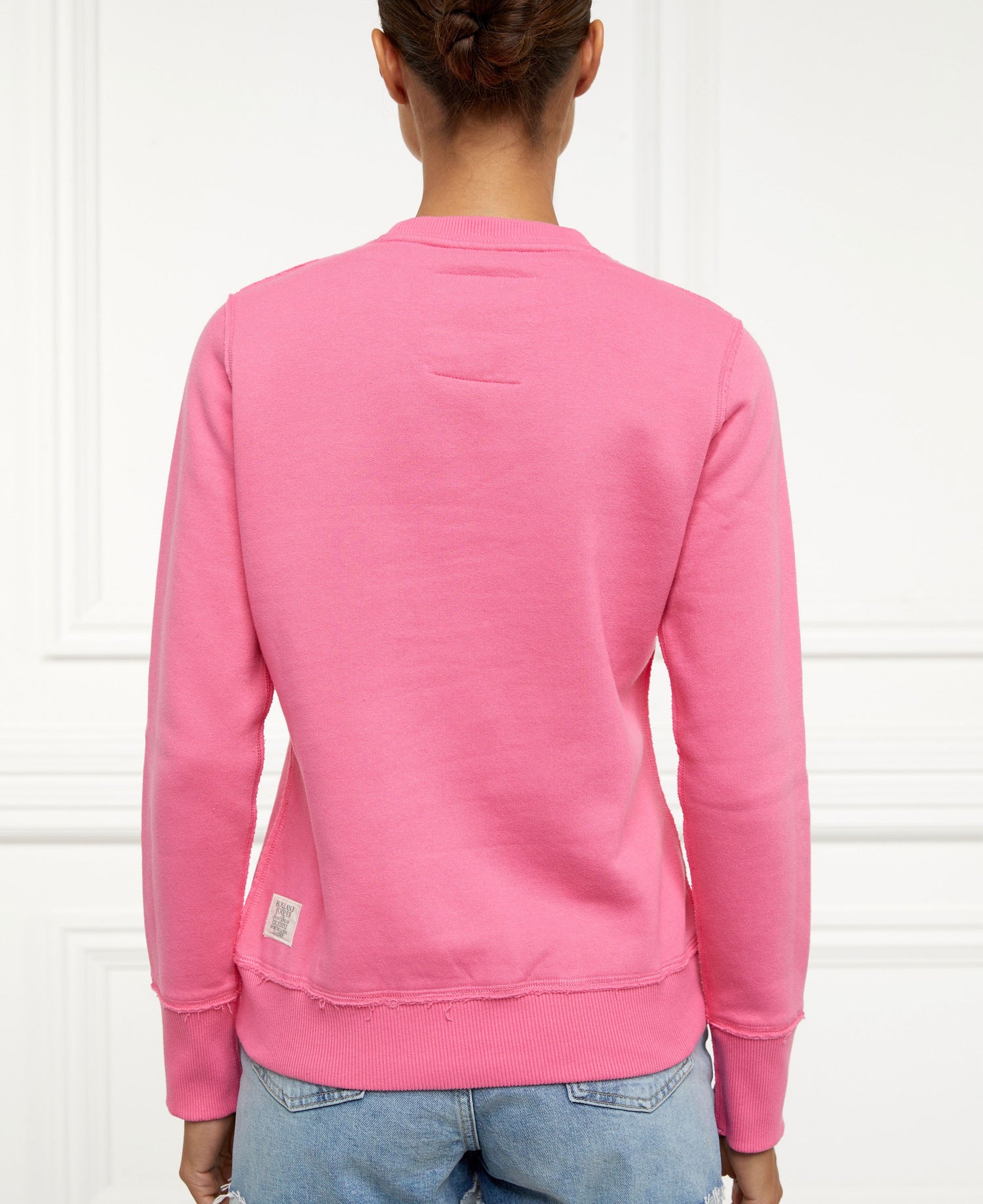 Varsity Crew Sweatshirt - Peony Pink