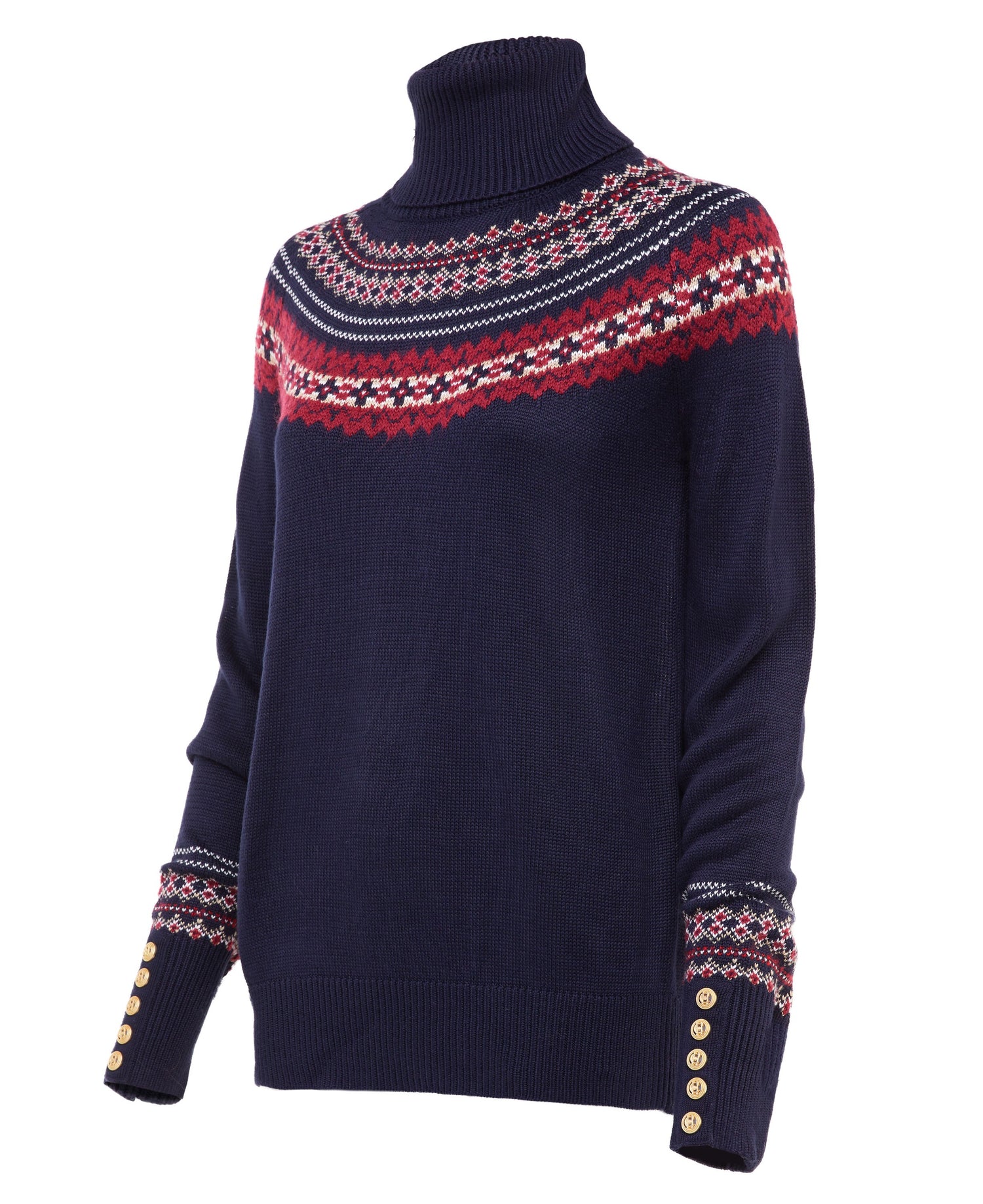 Whistler Roll Neck Knit Jumper - Ink Navy