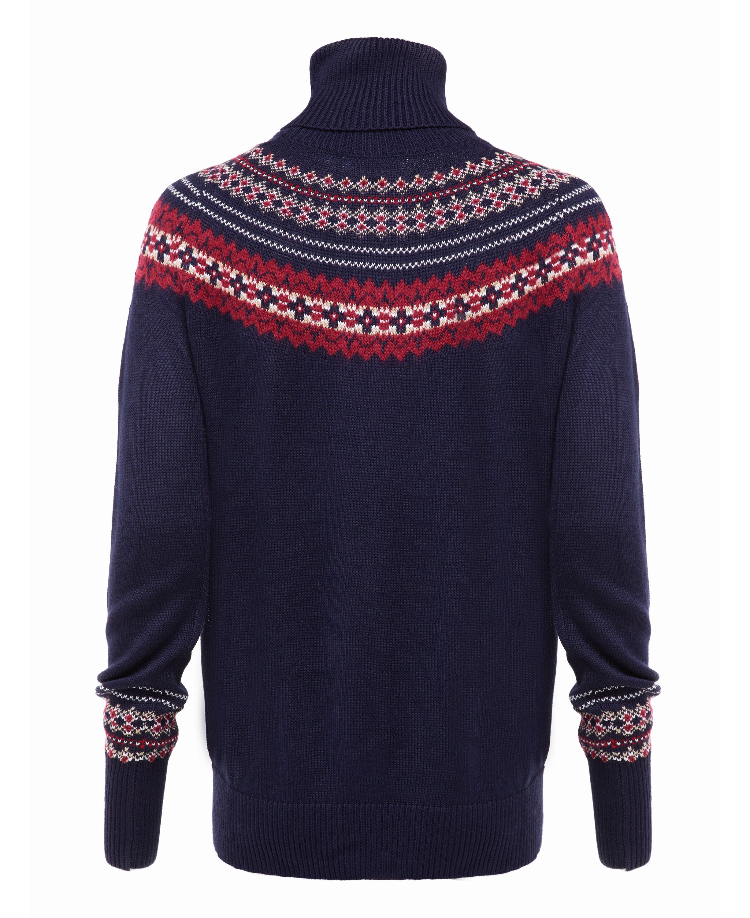 Whistler Roll Neck Knit Jumper - Ink Navy