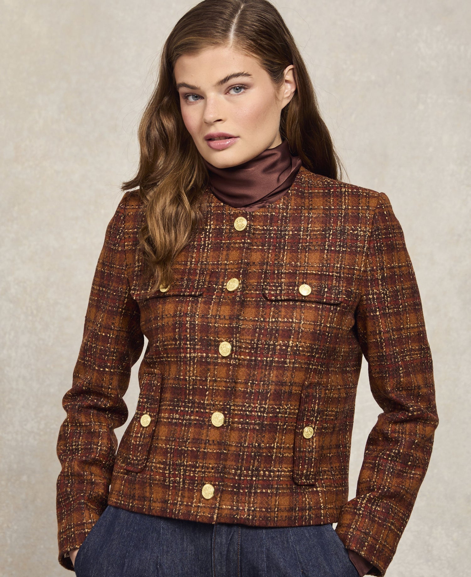 Chelsea Jacket - Amber Tweed