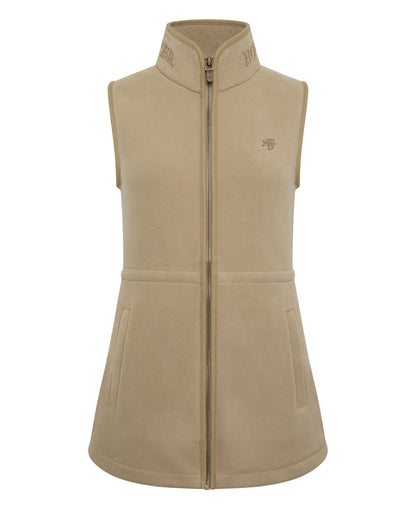 Country Longline Fleece Gilet - Sand