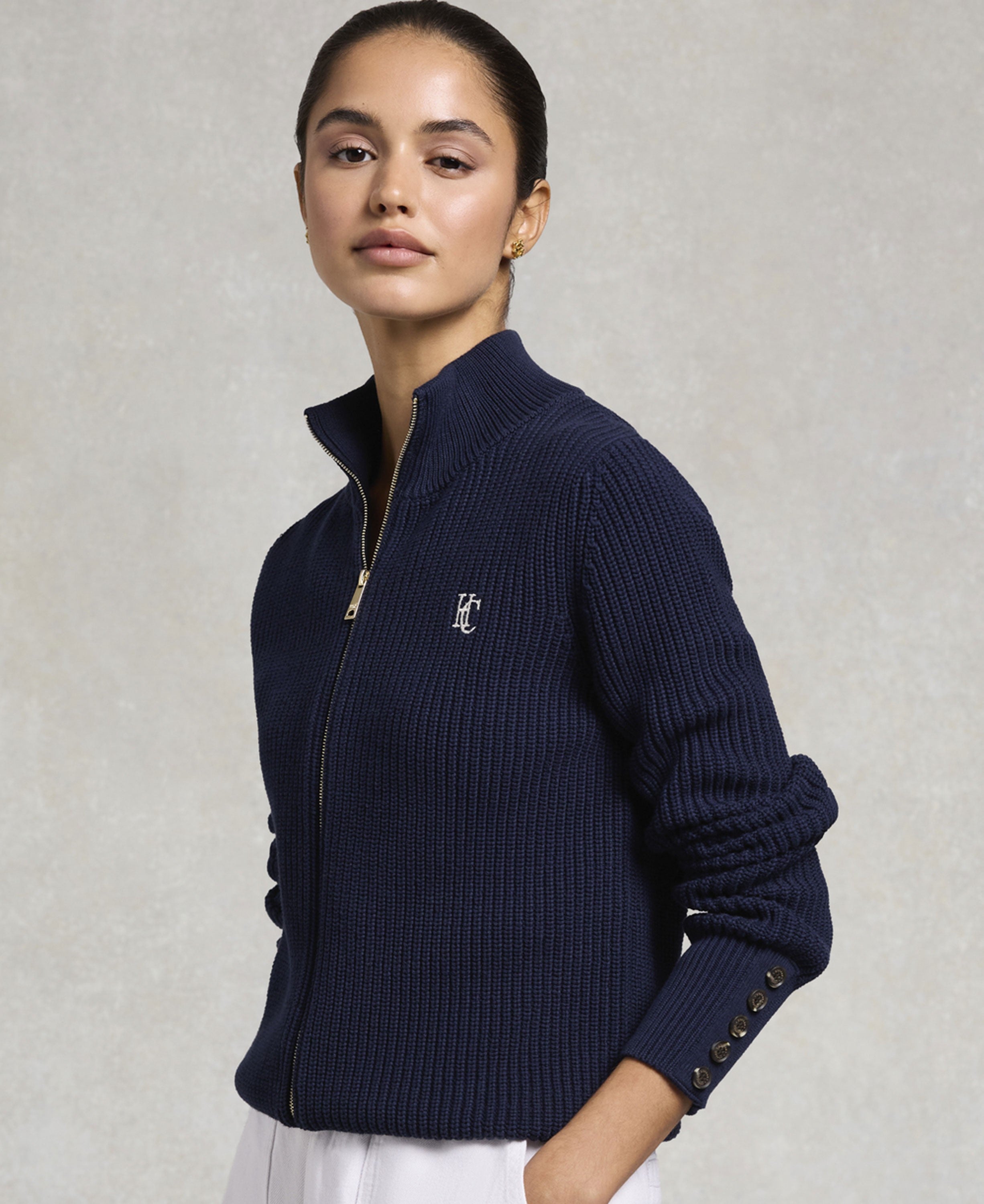 Northleach Cardigan - Ink Navy