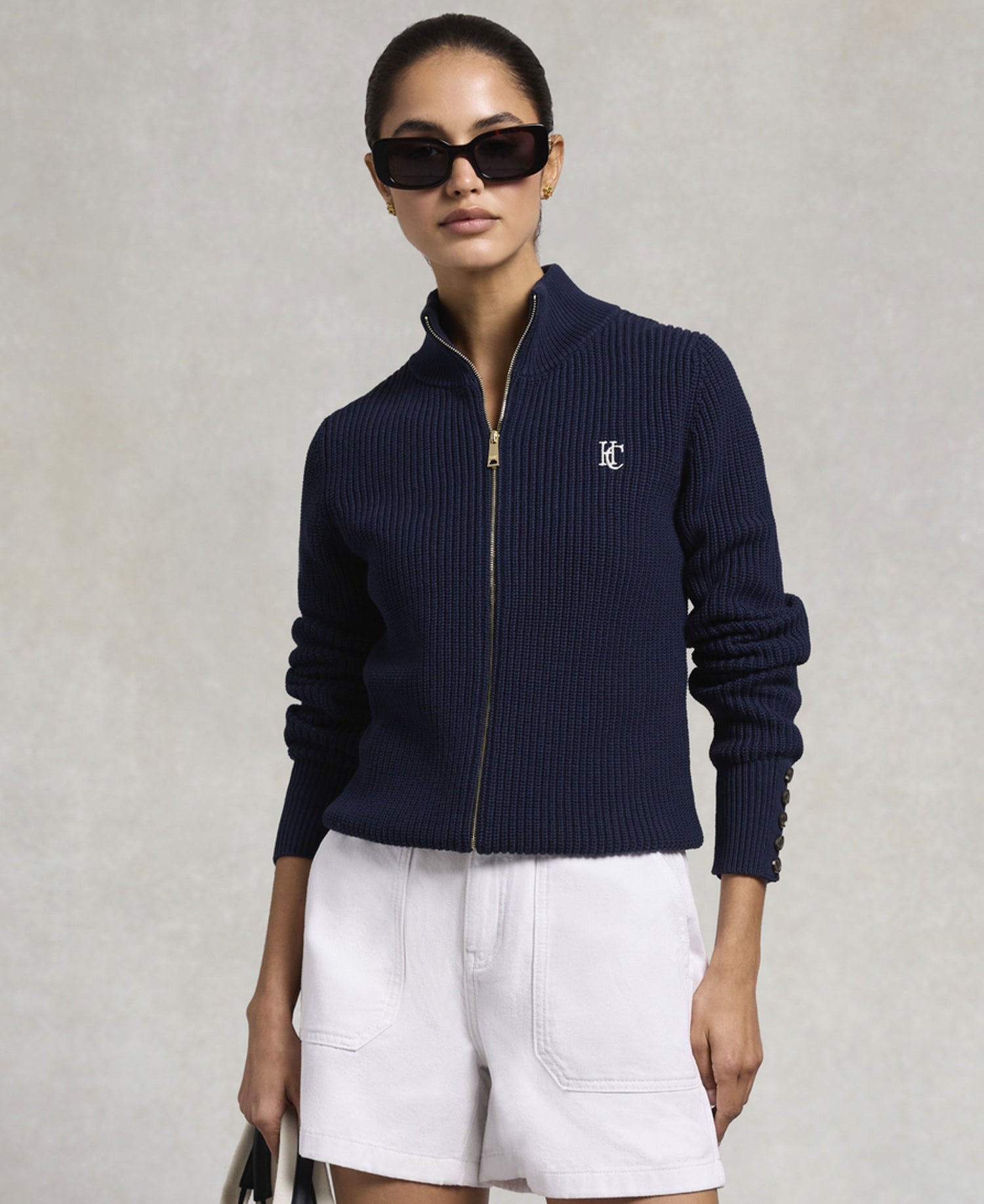 Northleach Cardigan - Ink Navy