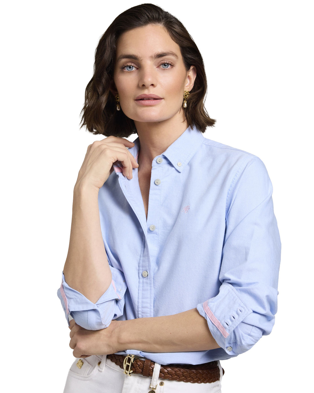 Oxford Shirt - Sky Blue Stripe