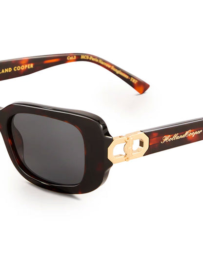Paris Narrow Sunglasses - Tortoiseshell