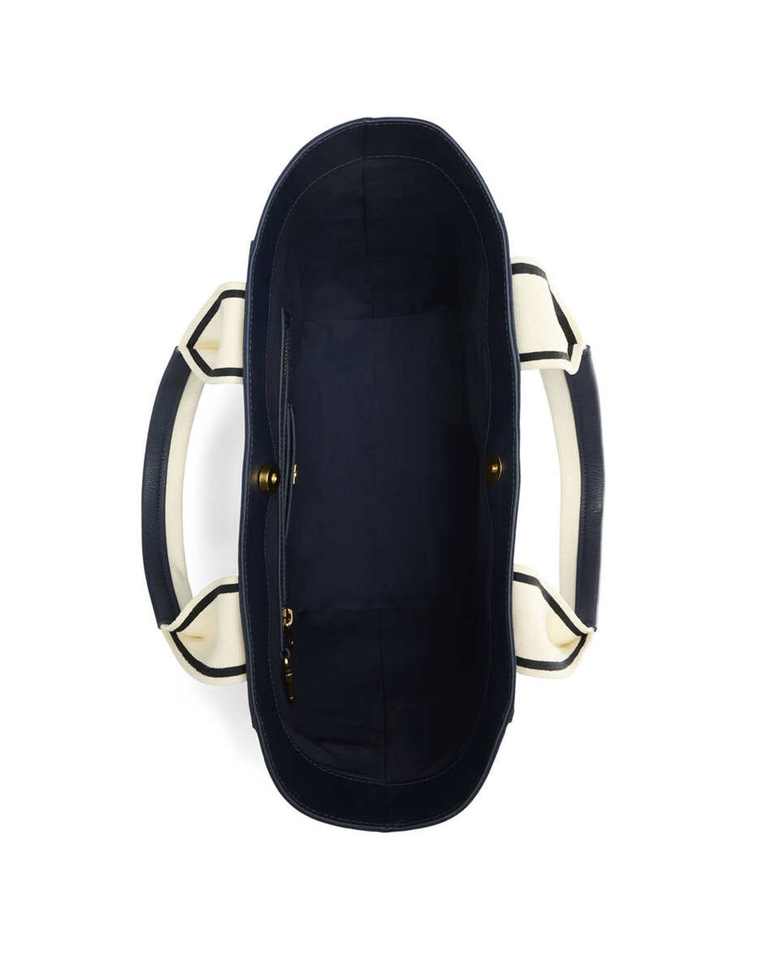 Racquets Tote - Washed Navy Ecru