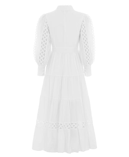 Hurlingham Dress - White
