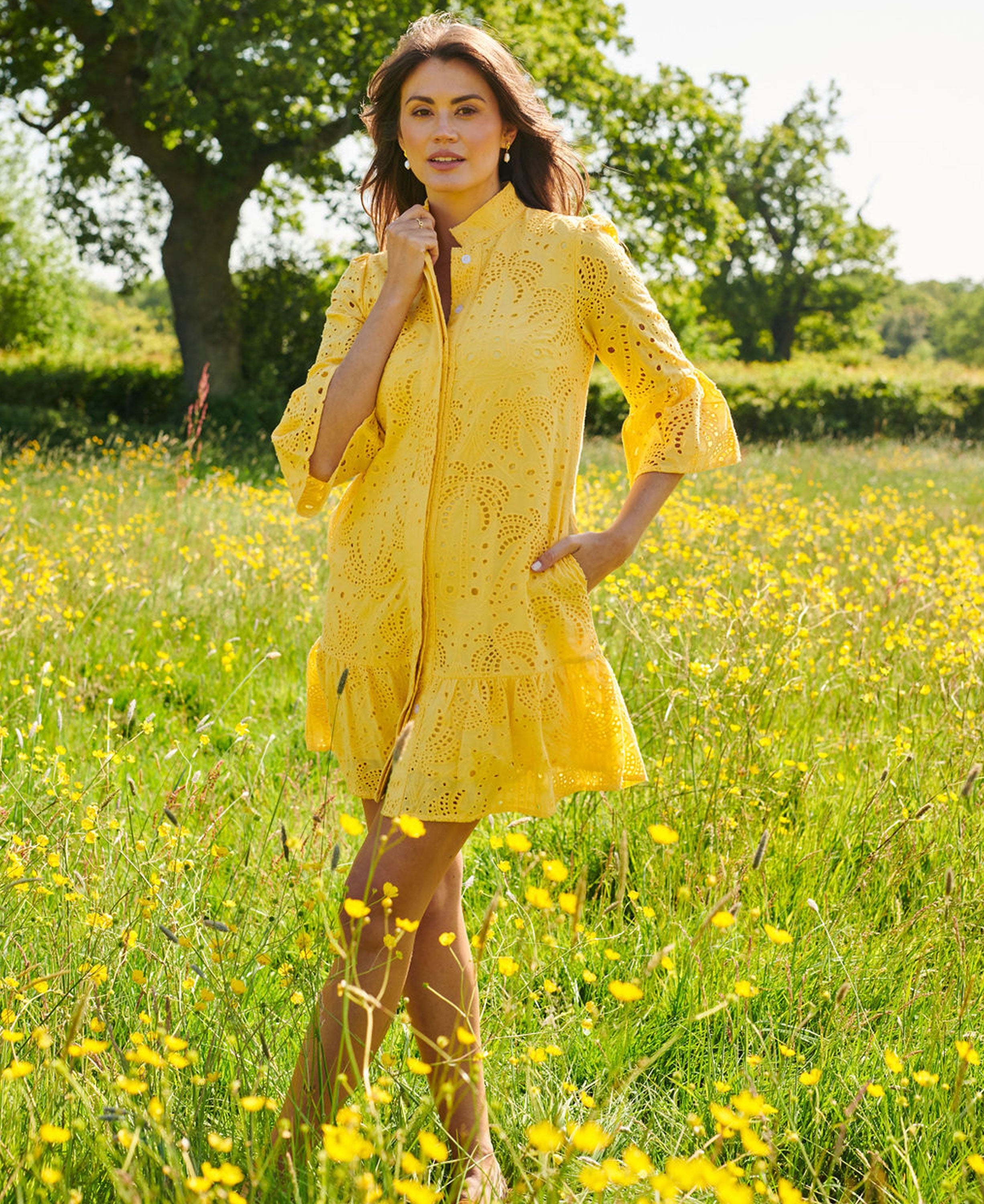 St Tropez Dress - Yellow