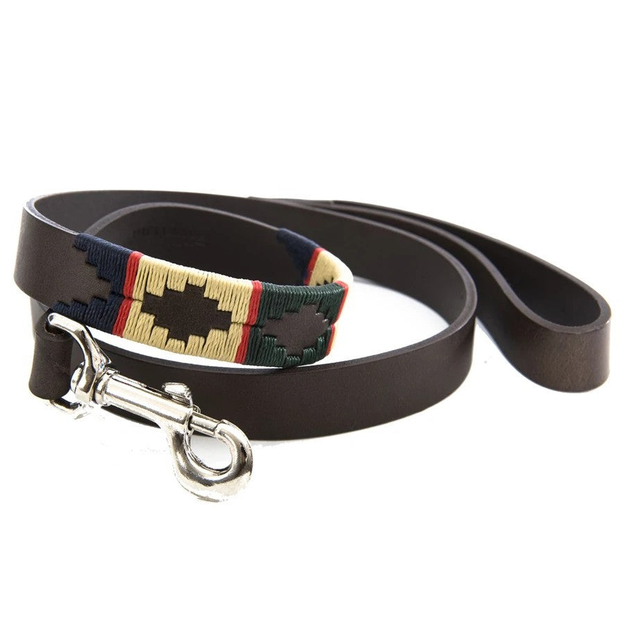 Polo Belt Style Dog Lead - Red