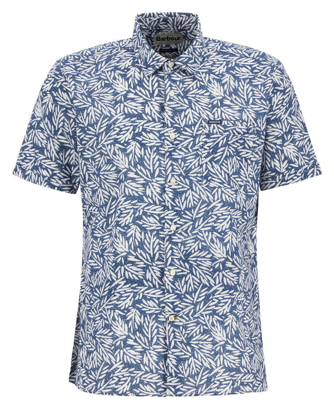 Jackstone Printed Summer Shirt - Dark Denim