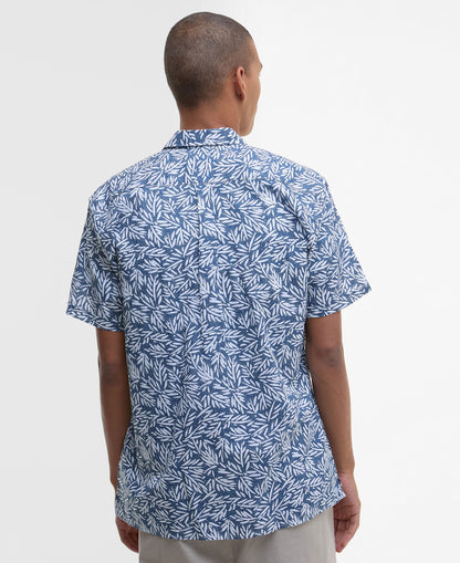 Jackstone Printed Summer Shirt - Dark Denim