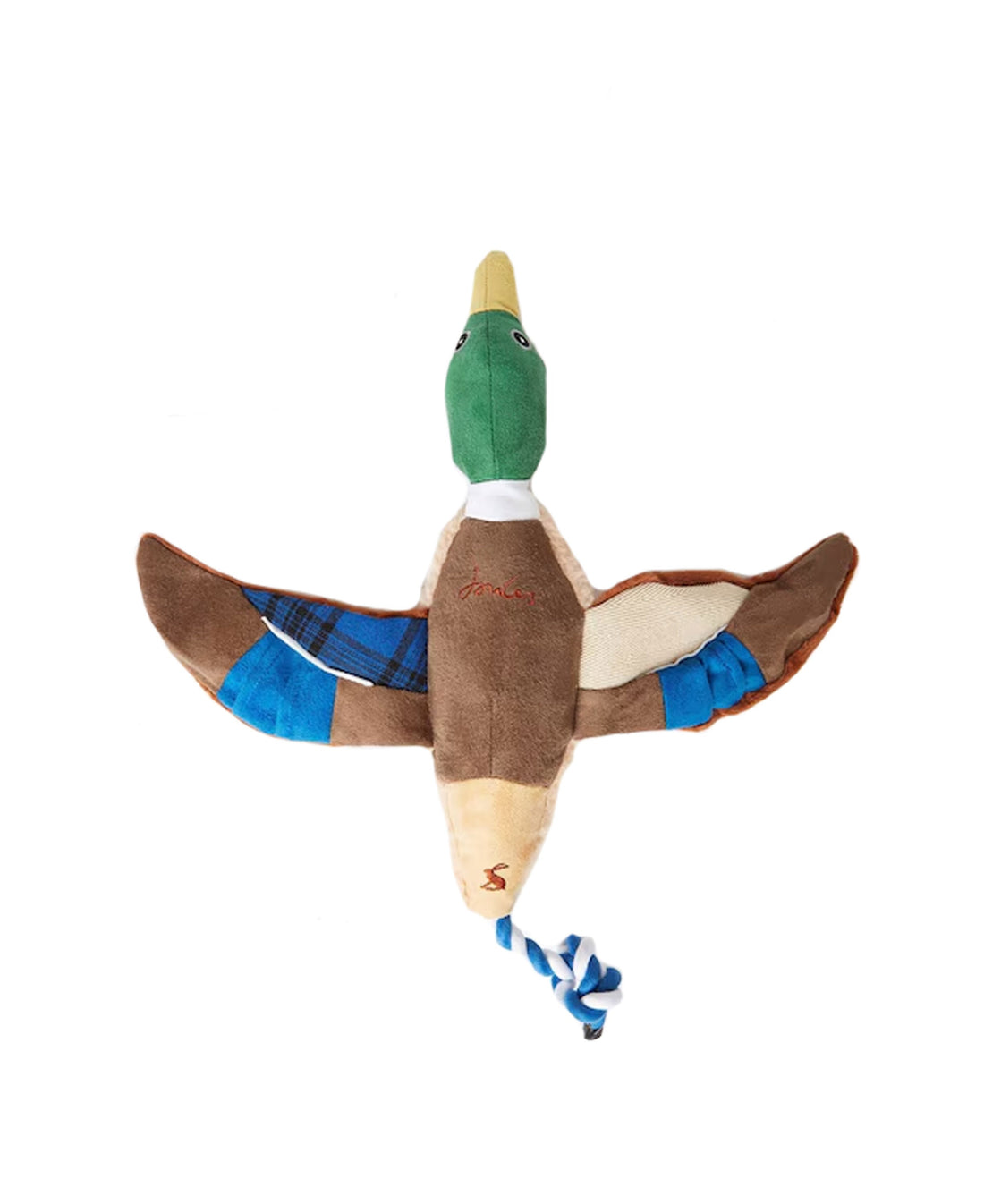 Plush Duck Dog Toy - Blue