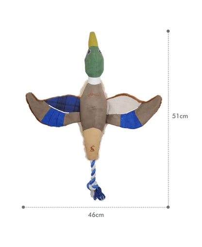 Plush Duck Dog Toy - Blue