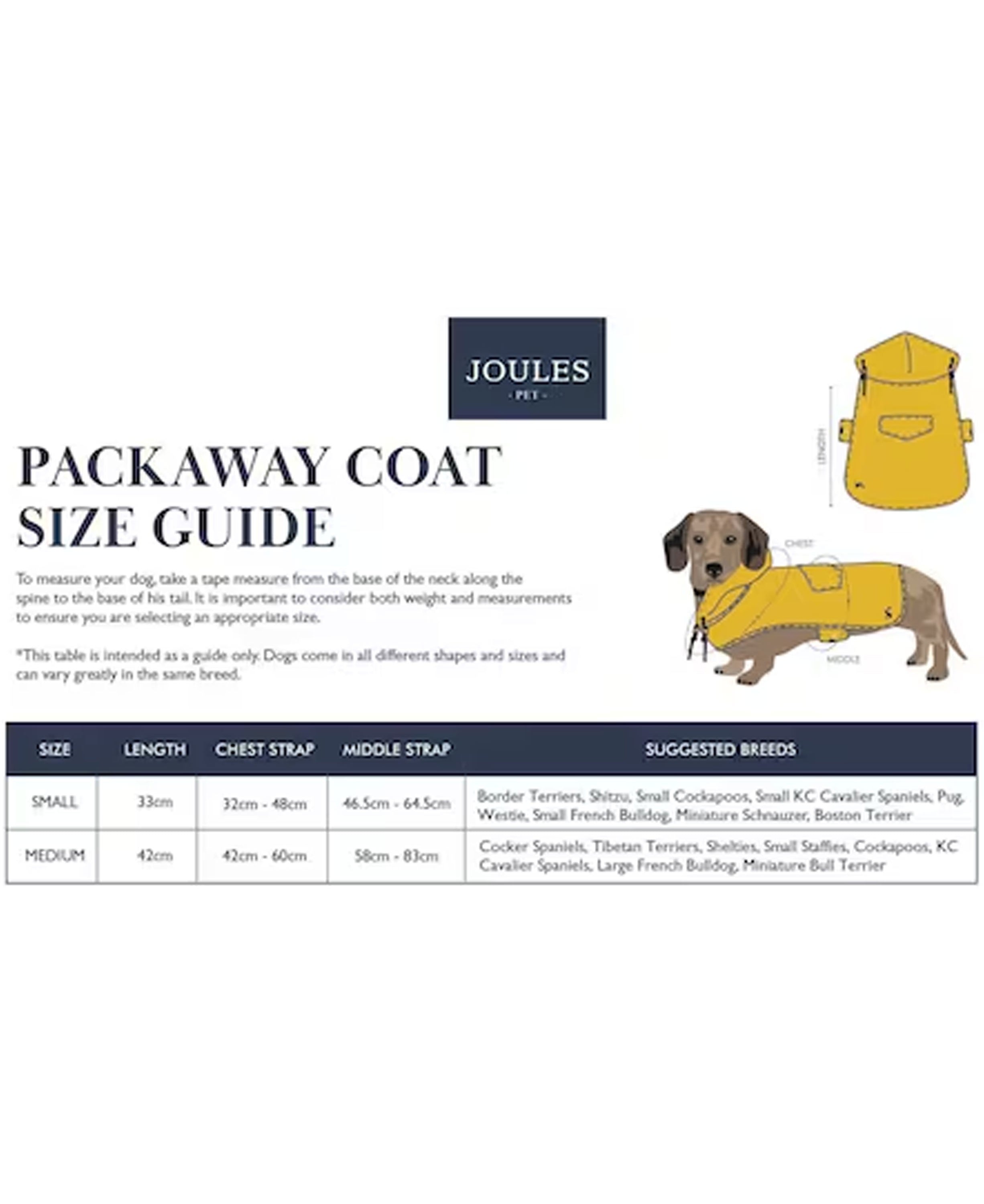 Packaway Dog Jacket Small - Henson Check