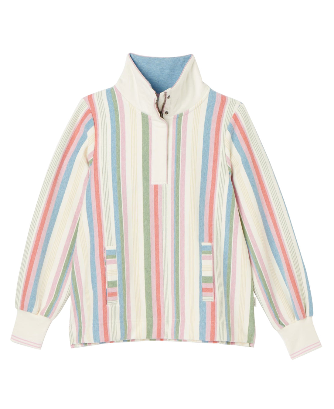 Burnham Funnel Neck Sweatshirt - Multi Stripe