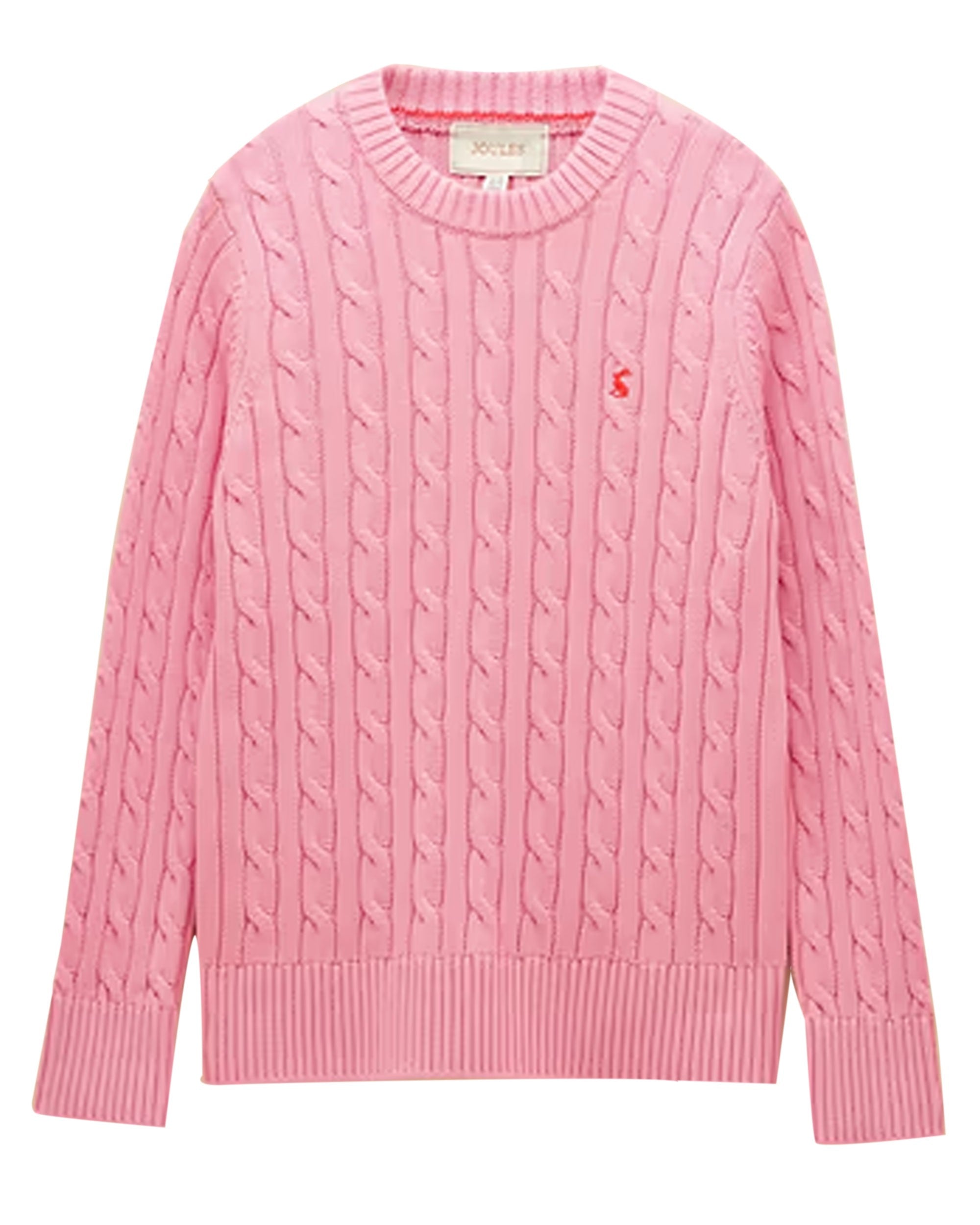 Classic Cable Jumper - Pink