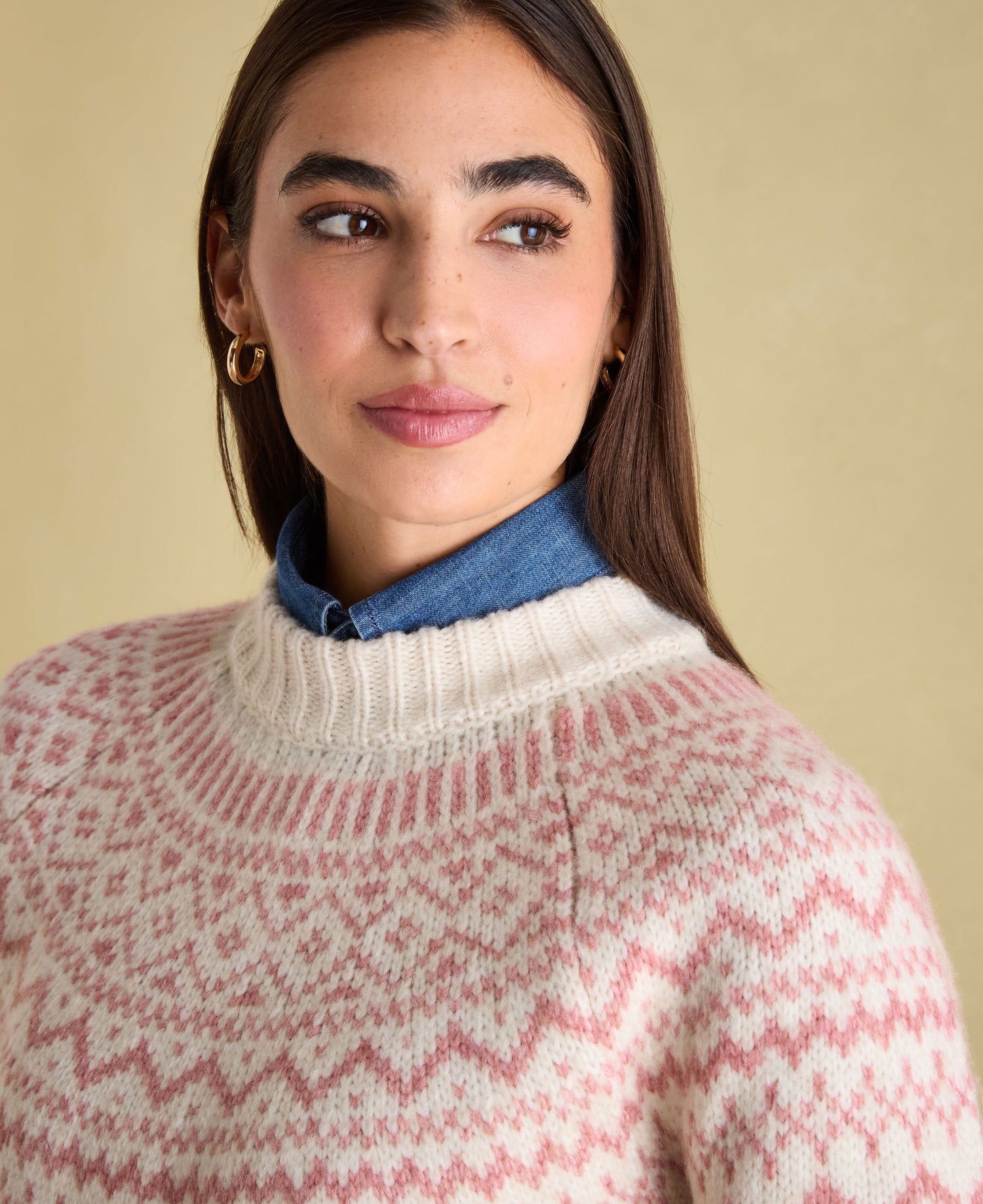 Landmark Joules Charlotte Jumper in Cream