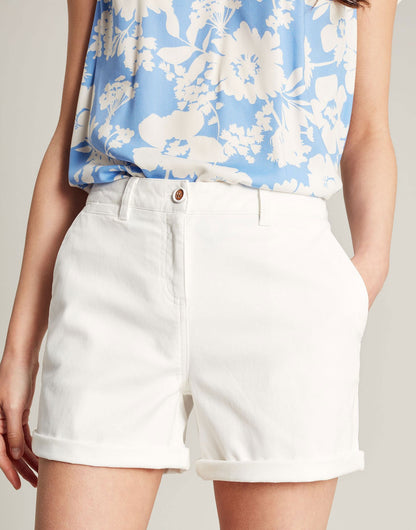 Cruise Mid Length Chino Short - Bright White