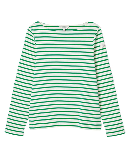 Harbour Top - Green Stripe