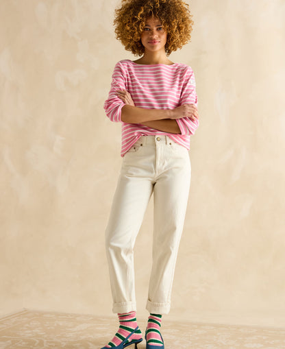 Harbour Top - Pink Stripe