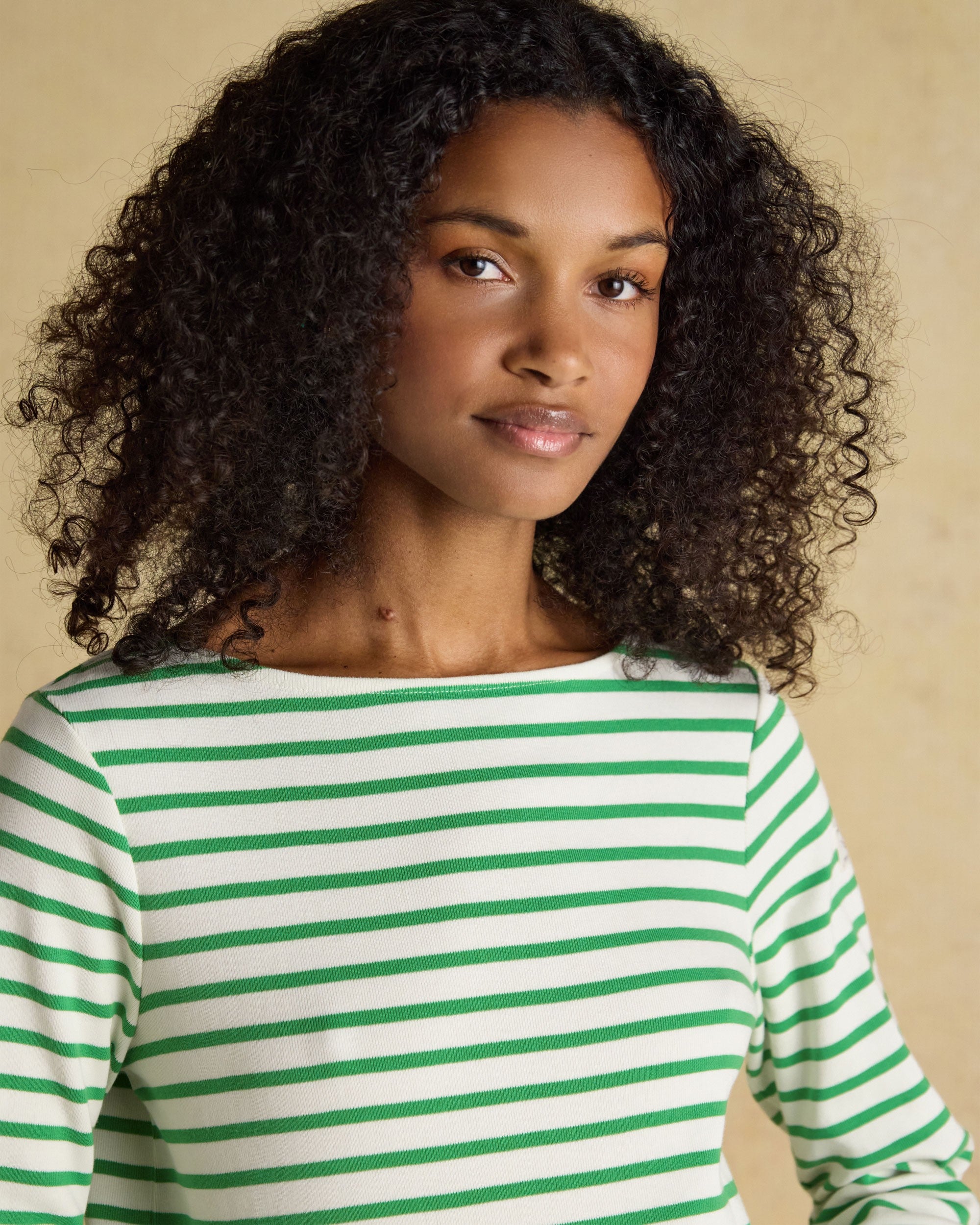 Harbour T-Shirt - Green Stripe