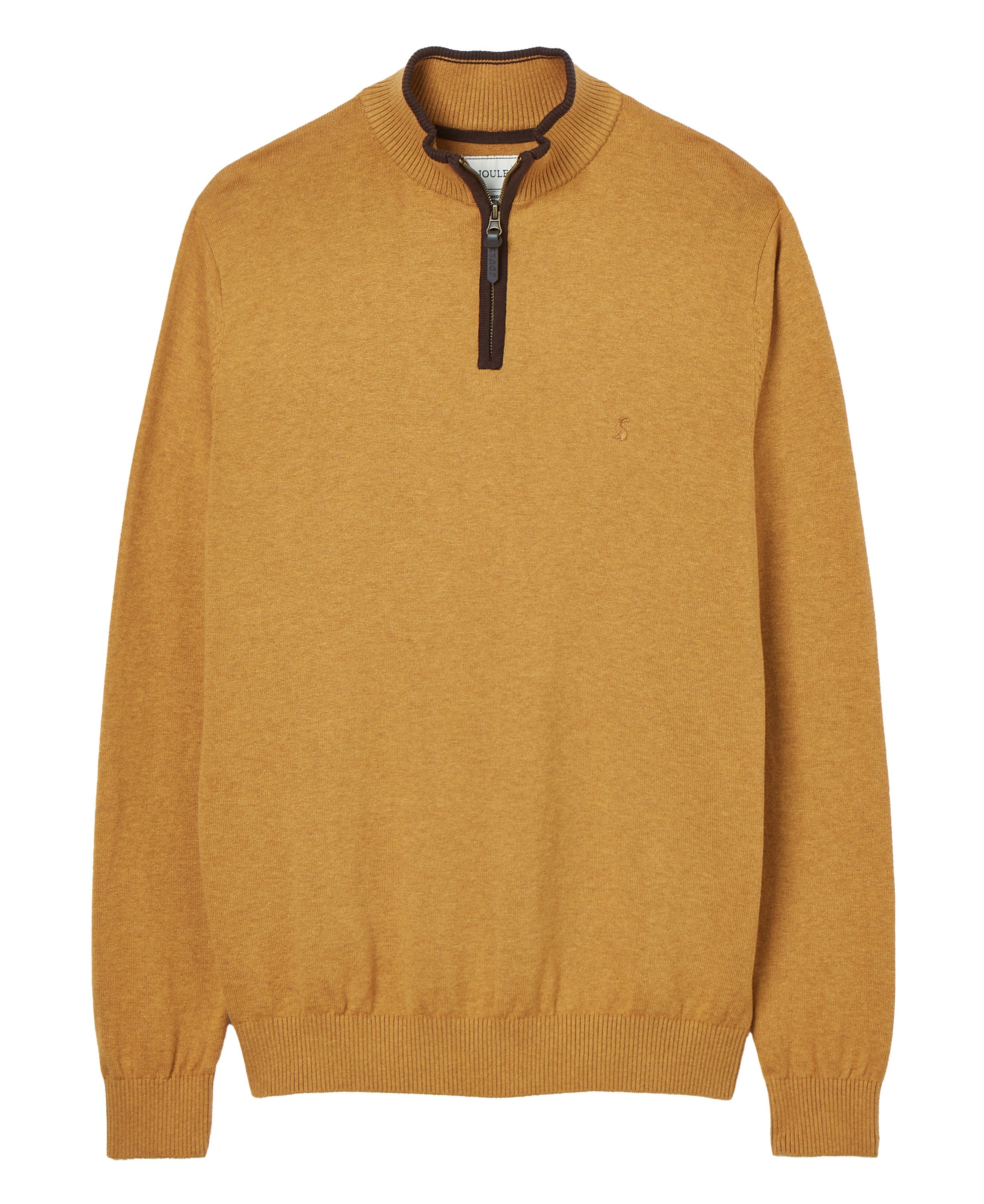 Hillside Quarter Zip Jumper - Yellow