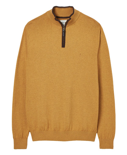 Hillside Quarter Zip Jumper - Yellow