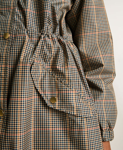 Holkham Waterproof Packable Raincoat - Henson Check