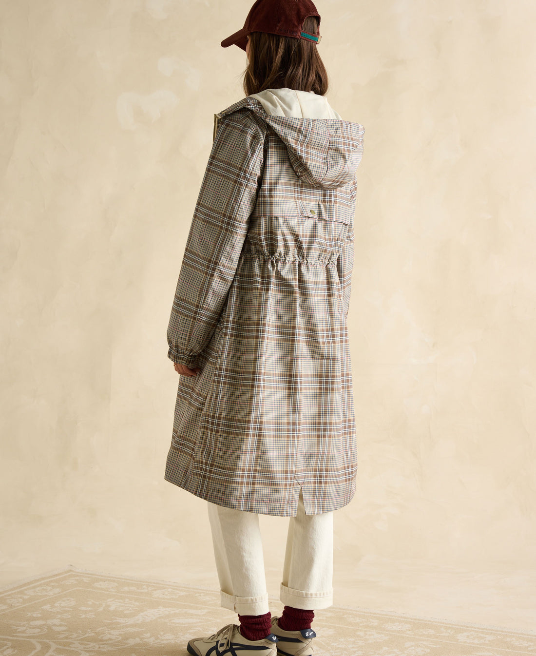 Holkham Waterproof Packable Raincoat - Dartmoor Check