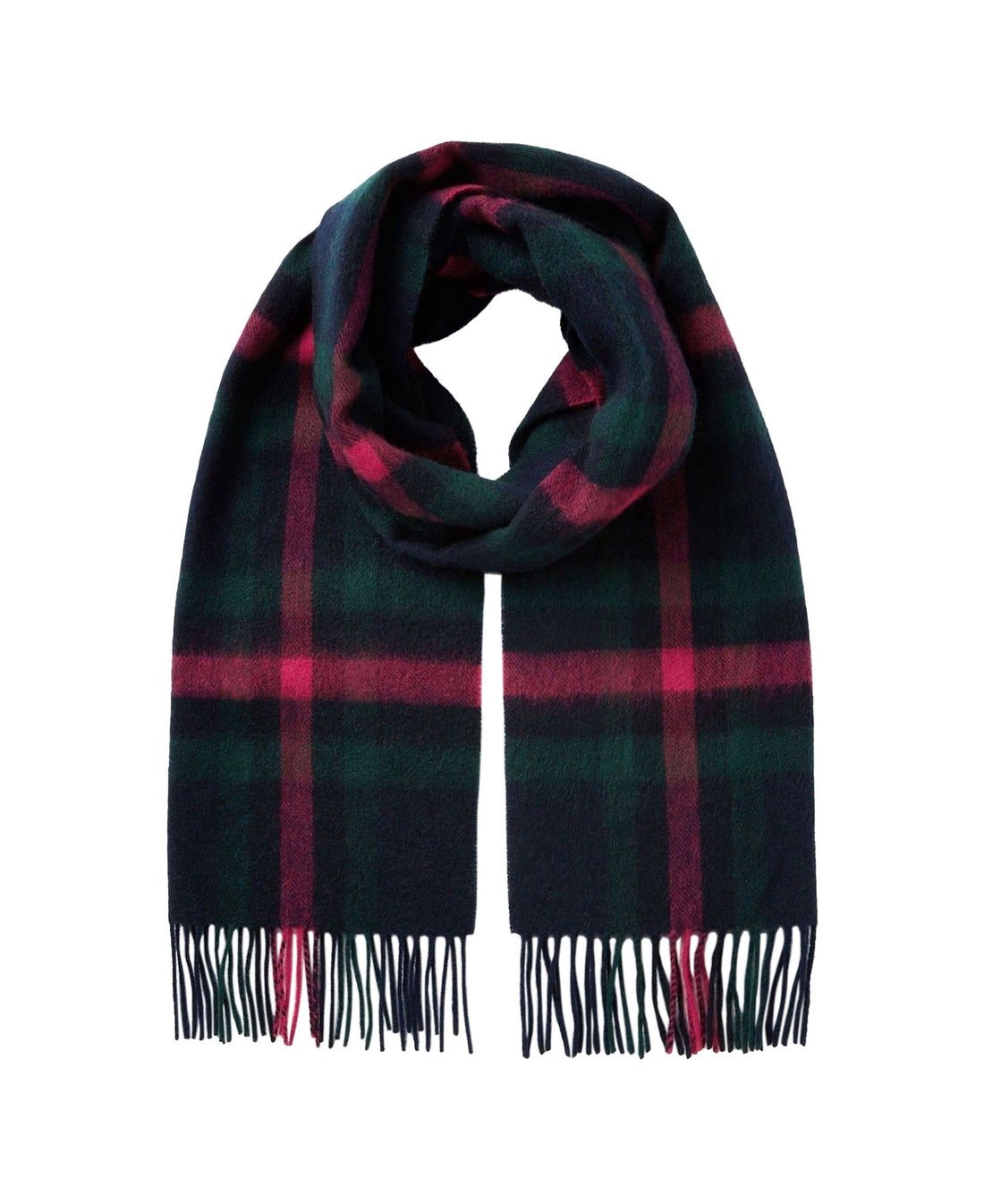 Langtree Scarf - Navy Pink Check