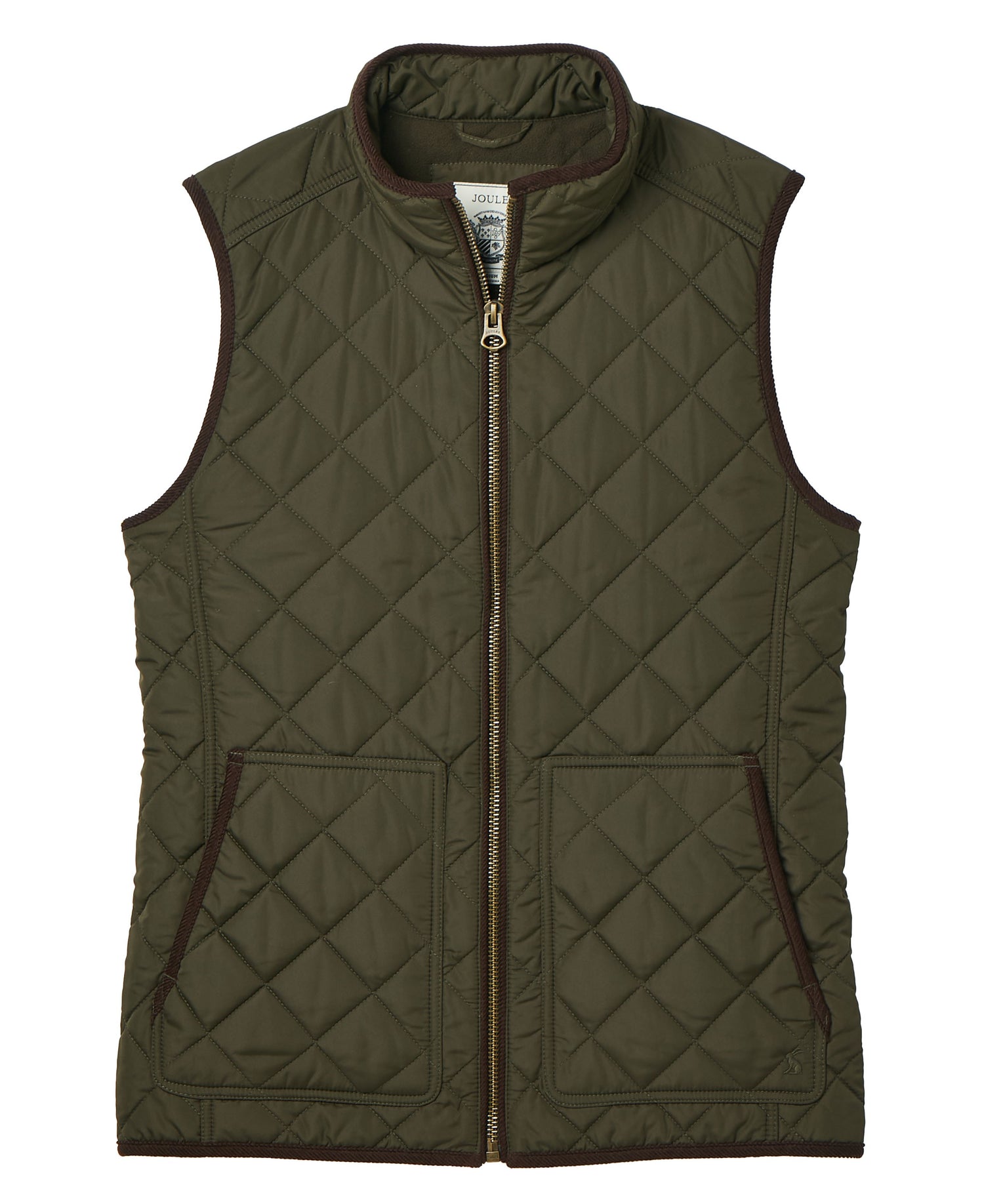 Maynard Diamond Quilted Gilet - Green