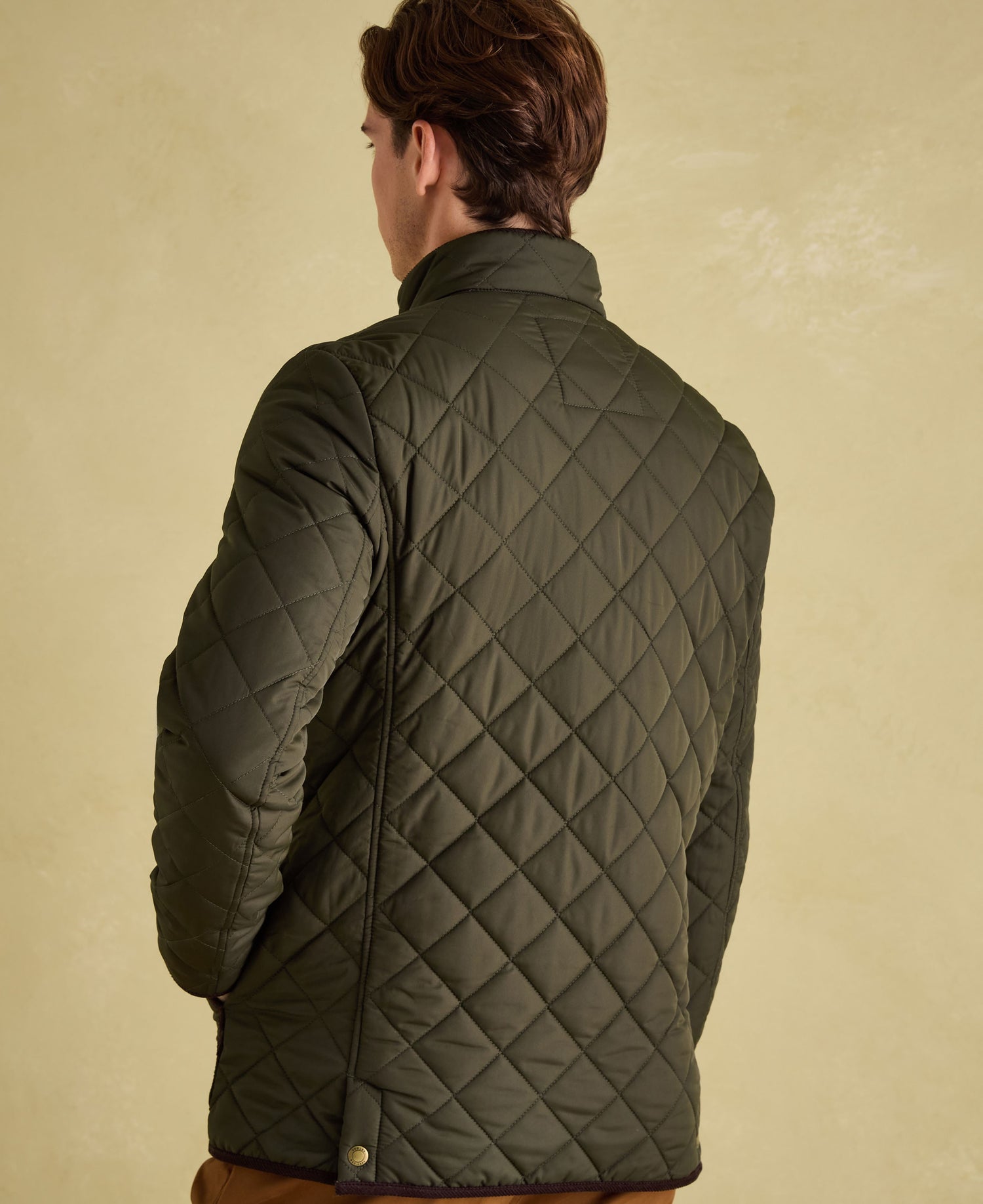 Maynard Diamond Quilted Jacket - Green