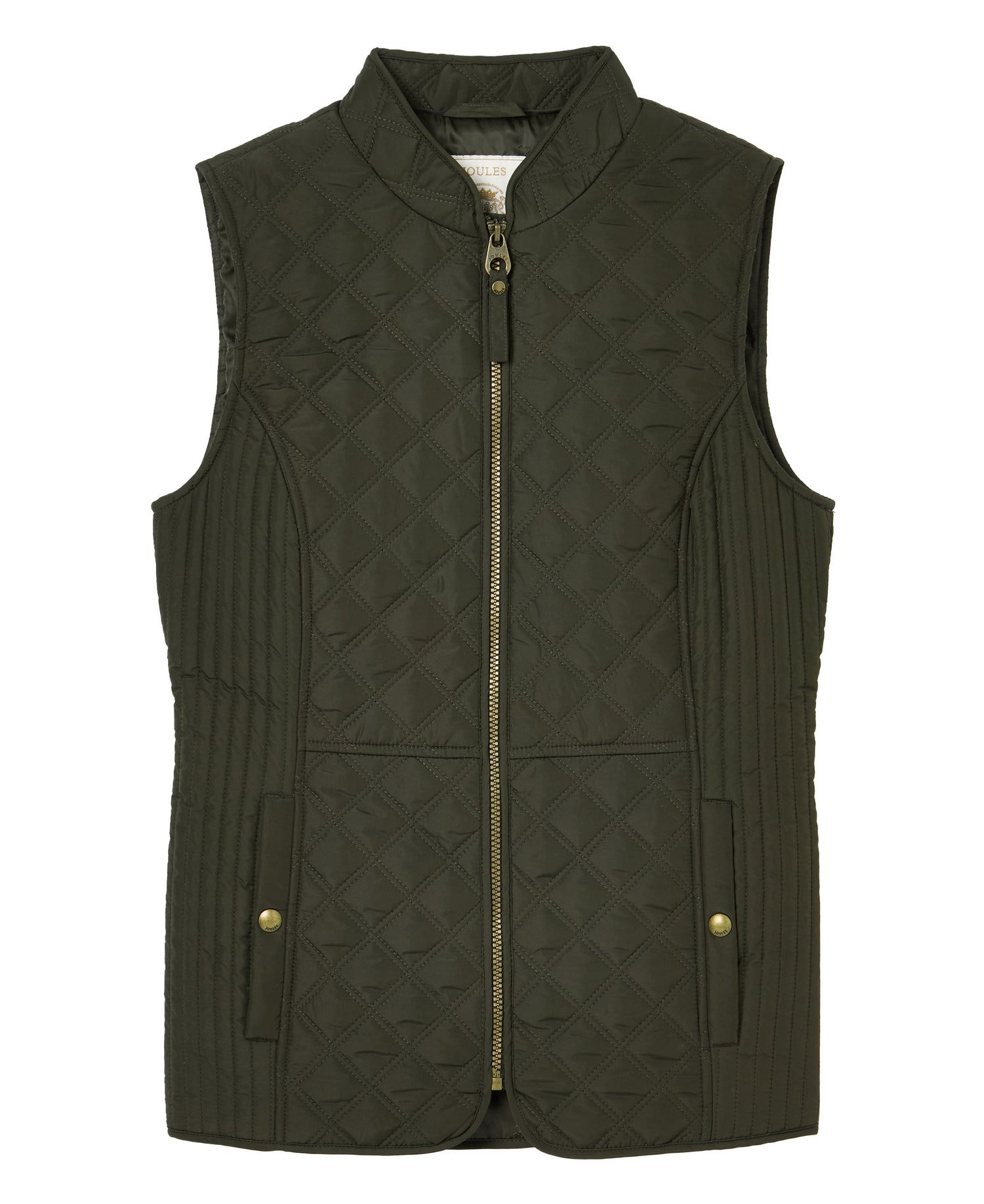 Minx Quilted Gilet - Khaki